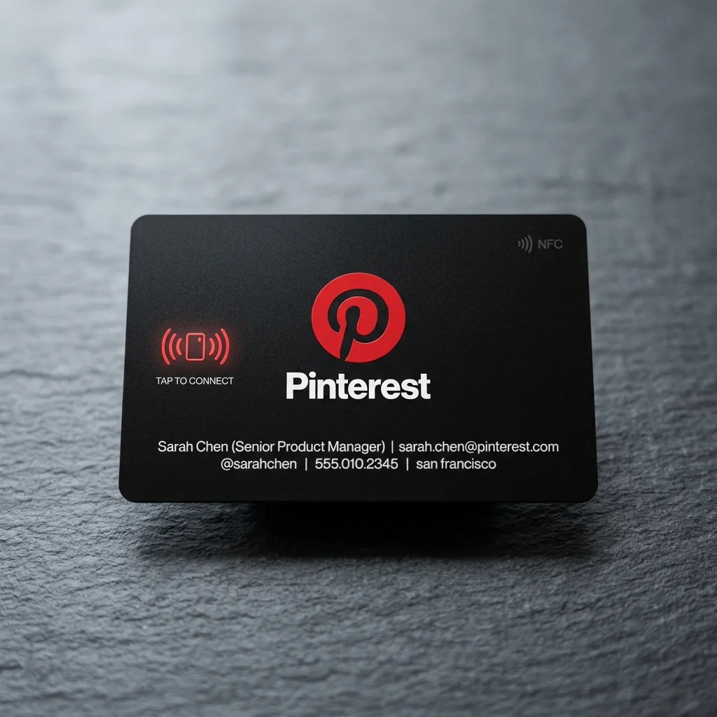Pinterest NFC Card