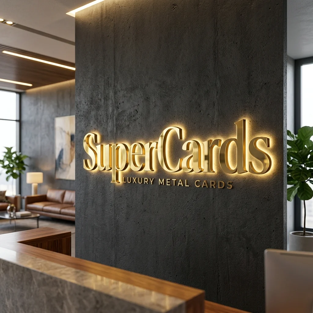 3D Acrylic Office Logo