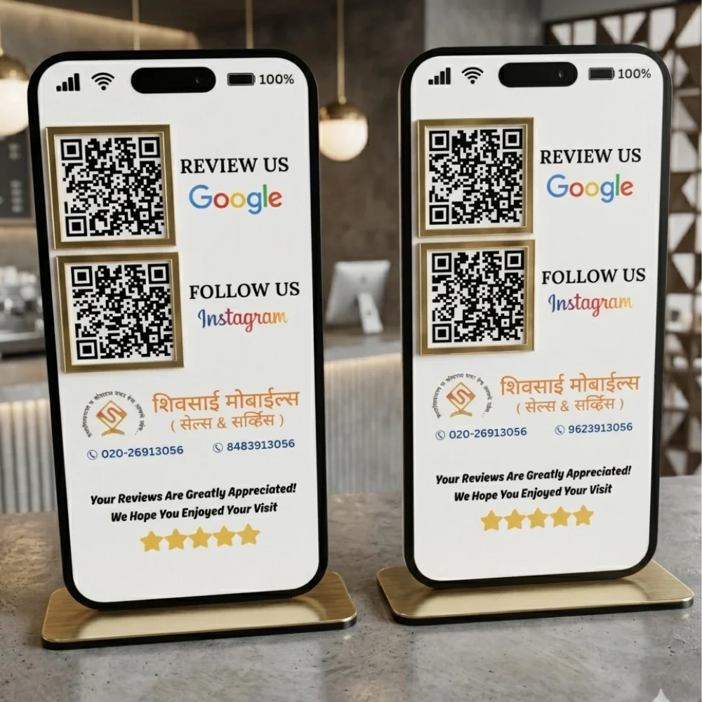 Shivsai Mobiles Phone-Shaped Standee