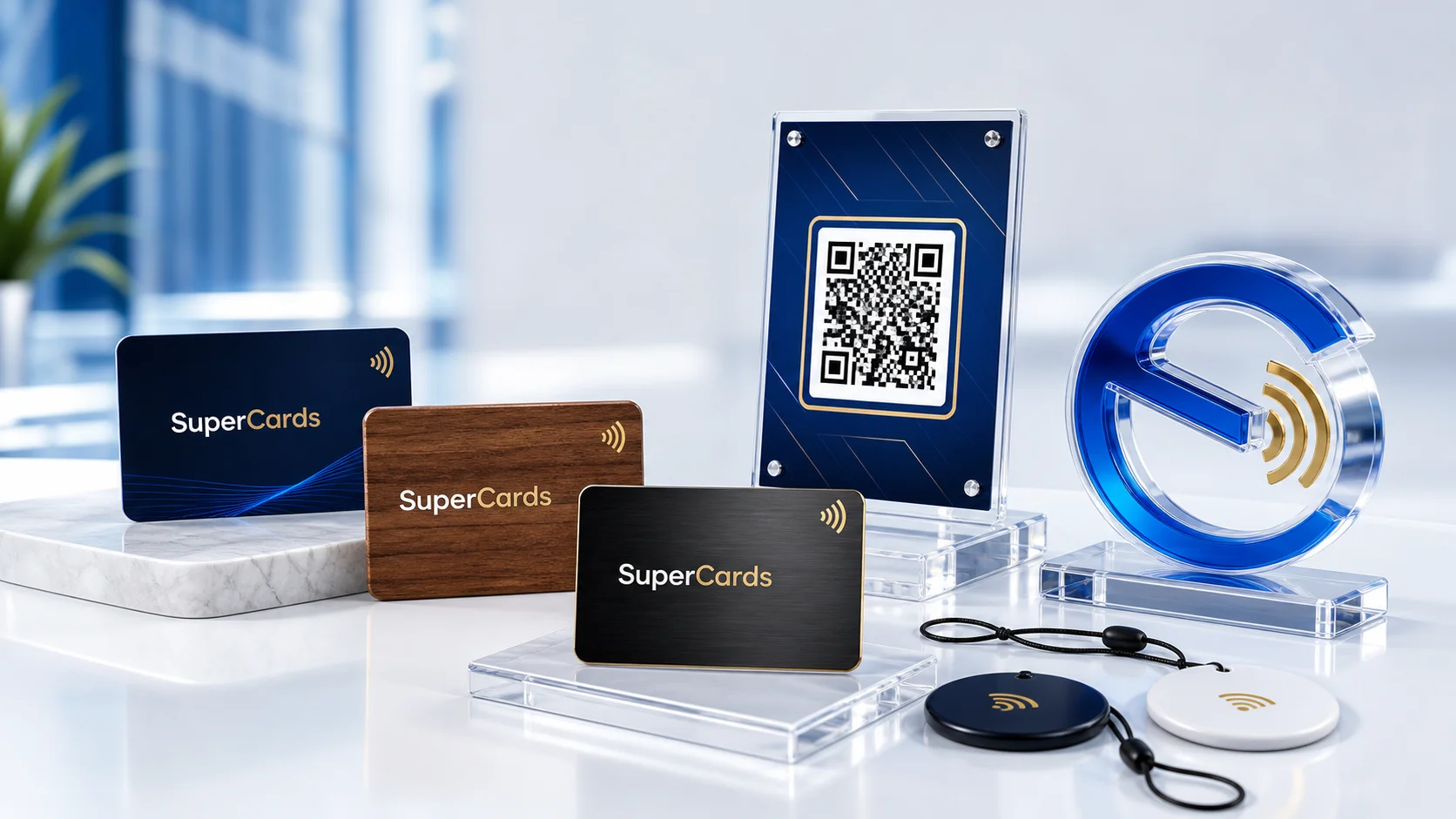 SuperCards product lineup stack