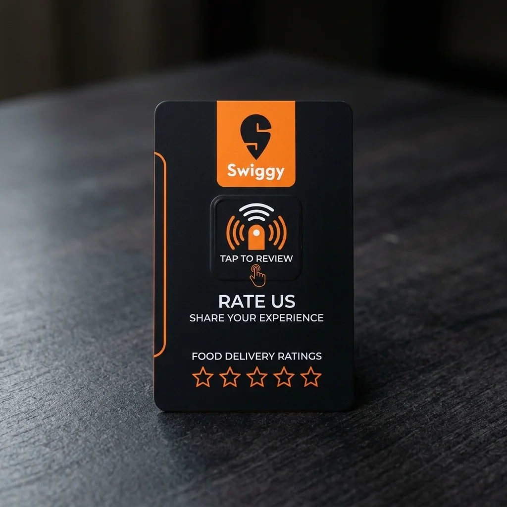 Swiggy Review NFC Card