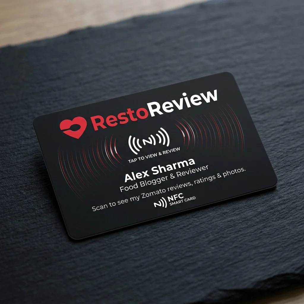 Zomato Review NFC Card